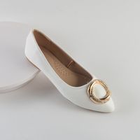 Women's Casual Solid Color Point Toe Flats sku image 1