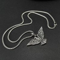 Hip-Hop Vintage Style Eagle Stainless Steel Plating Men's Pendant Necklace main image 5