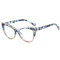 Elegant Retro Lady Leopard Ac Cat Eye Full Frame Optical Glasses sku image 7