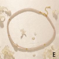 Elegant Vintage Style Geometric Freshwater Pearl Stone Beaded Plating 18k Gold Plated Choker main image 9