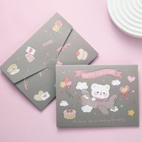 Cartoon Style Children's Day Greeting Cards Students Diy Cards Chinese Valentine's Day Cards Birthday Postcards sku image 2