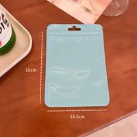 Casual Solid Color Plastic Jewelry Packaging Bags sku image 5