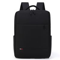 Men's Solid Color Oxford Cloth Zipper Functional Backpack Laptop Backpack main image 6