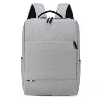 Men's Solid Color Oxford Cloth Zipper Functional Backpack Laptop Backpack main image 7