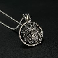 Retro Human Face Stainless Steel Plating Men's Pendant Necklace main image 1