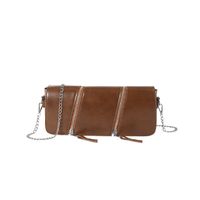 Women's Small Pu Leather Solid Color Classic Style Square Magnetic Buckle Shoulder Bag main image 5