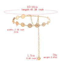Ig Style Simple Style Geometric Alloy Tassel Plating Women's Chain Belts main image 2
