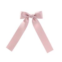 Girl's Sweet Bow Knot Cotton Polyester Tassel Hair Clip sku image 6