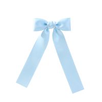 Girl's Sweet Bow Knot Cotton Polyester Tassel Hair Clip sku image 7