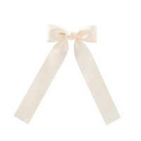 Girl's Sweet Bow Knot Cotton Polyester Tassel Hair Clip sku image 8