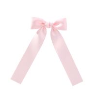Girl's Sweet Bow Knot Cotton Polyester Tassel Hair Clip sku image 10
