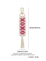Einfacher Stil Brief Baumwolle Stricken Quaste Valentinstag Taschenanhänger sku image 1
