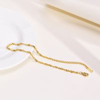 IG Style Vacation Geometric 201 Stainless Steel Plating 18K Gold Plated Women's Anklet main image 5