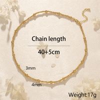 Ig Style Elegant Simple Style Geometric Freshwater Pearl Copper Beaded Plating 18k Gold Plated Necklace main image 2
