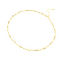 Ig Style Elegant Simple Style Geometric Freshwater Pearl Copper Beaded Plating 18k Gold Plated Necklace main image 10