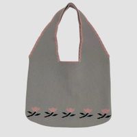 Women's Large Polyester Color Block Vintage Style Classic Style Square Open Shoulder Bag sku image 2