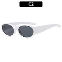 Casual Vacation Geometric Ac Oval Frame Full Frame Men's Sunglasses sku image 2