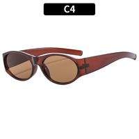 Casual Vacation Geometric Ac Oval Frame Full Frame Men's Sunglasses sku image 4