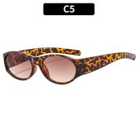 Casual Vacation Geometric Ac Oval Frame Full Frame Men's Sunglasses sku image 6