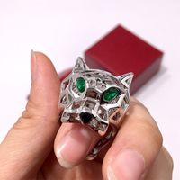 Wholesale Jewelry Commute Animal Alloy Artificial Gemstones Inlay Rings main image 7