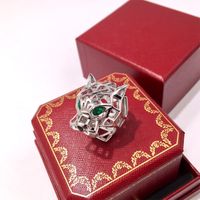 Wholesale Jewelry Commute Animal Alloy Artificial Gemstones Inlay Rings sku image 7