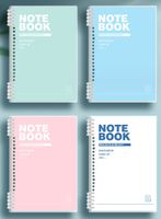 1 Piece Letter Solid Color Class Learning Straw Paper Cute Notebook sku image 40