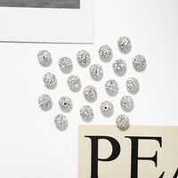 1 Piece Original Design Solid Color Rhinestone Soft Clay Knitting Jewelry Accessories main image 1