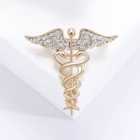 Simple Style Snake Alloy Women's Brooches sku image 1