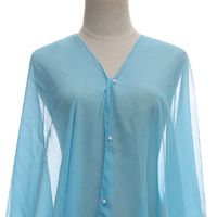Women's Beach Simple Style Solid Color Satin Shawl main image 4