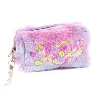 Cute Heart Shape Polyester Square Makeup Bags main image 2