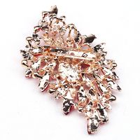 Retro Flower Alloy Inlay Glass Women's Brooches main image 4