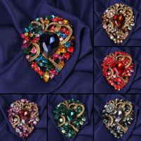 Elegant Water Droplets Alloy Inlay Rhinestones Women's Brooches main image 6