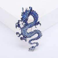 Chinoiserie Animal Alloy Stoving Varnish Women's Brooches main image 5