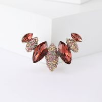 Lady Flower Alloy Inlay Artificial Crystal Women's Brooches main image 3