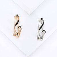 Artistic Notes Alloy Enamel Women's Brooches main image 4