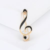 Artistic Notes Alloy Enamel Women's Brooches sku image 1