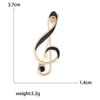 Artistic Notes Alloy Enamel Women's Brooches main image 2