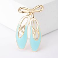 Simple Style Bow Knot Shoe Alloy Enamel Women's Brooches sku image 2