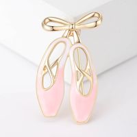 Simple Style Bow Knot Shoe Alloy Enamel Women's Brooches sku image 1