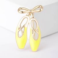 Simple Style Bow Knot Shoe Alloy Enamel Women's Brooches sku image 3