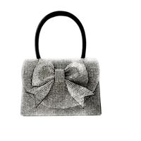 Women's Polyester Bow Knot Elegant Square Magnetic Buckle Evening Bag main image 3