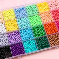1 Set Arylic Solid Color Beads main image 1