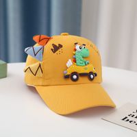 Niños Unisex Estilo De Dibujos Animados Dinosaurio Gorra De Beisbol sku image 3