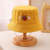 Children Unisex Cartoon Style Bear Bucket Hat sku image 3