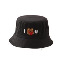Children Unisex Cartoon Style Bear Bucket Hat main image 3