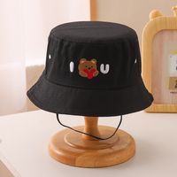 Children Unisex Cartoon Style Bear Bucket Hat sku image 6