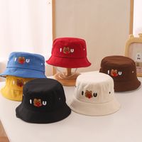 Children Unisex Cartoon Style Bear Bucket Hat main image 4