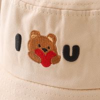 Children Unisex Cartoon Style Bear Bucket Hat main image 5