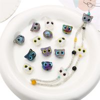 1 Piece 19 * 16mm Hole 3~3.9mm Arylic Cat Beads main image 4