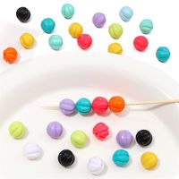 1 Set Arylic Solid Color Beads main image 5